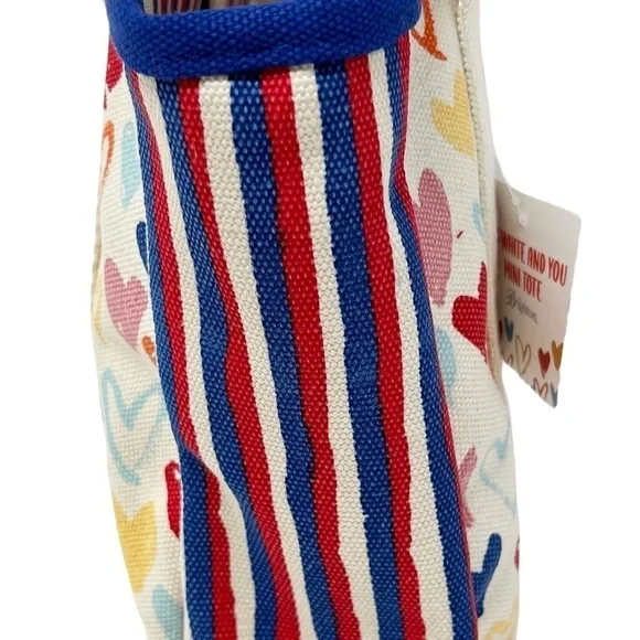 NWT BRIGHTON Mini Canvas Tote Crossbody Bag - Picture 2 of 9